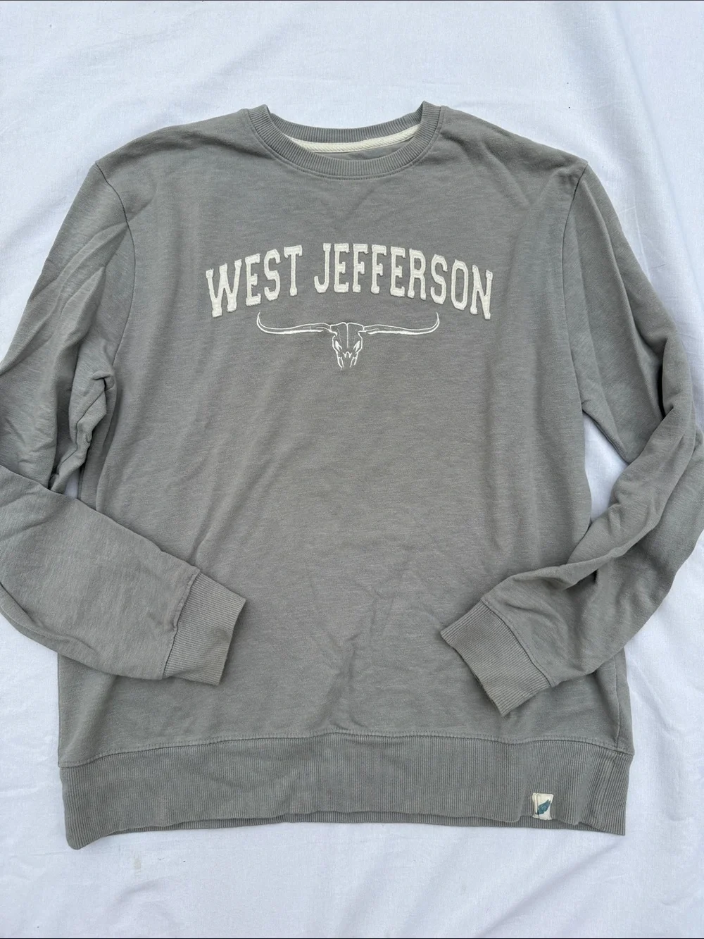 League Gray West Jefferson Crewneck Sweatshirt